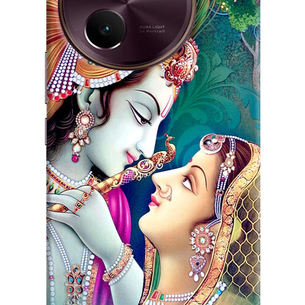 Lord Radha Krishna Vivo V30e Hard Case Back Cover by Casekaro