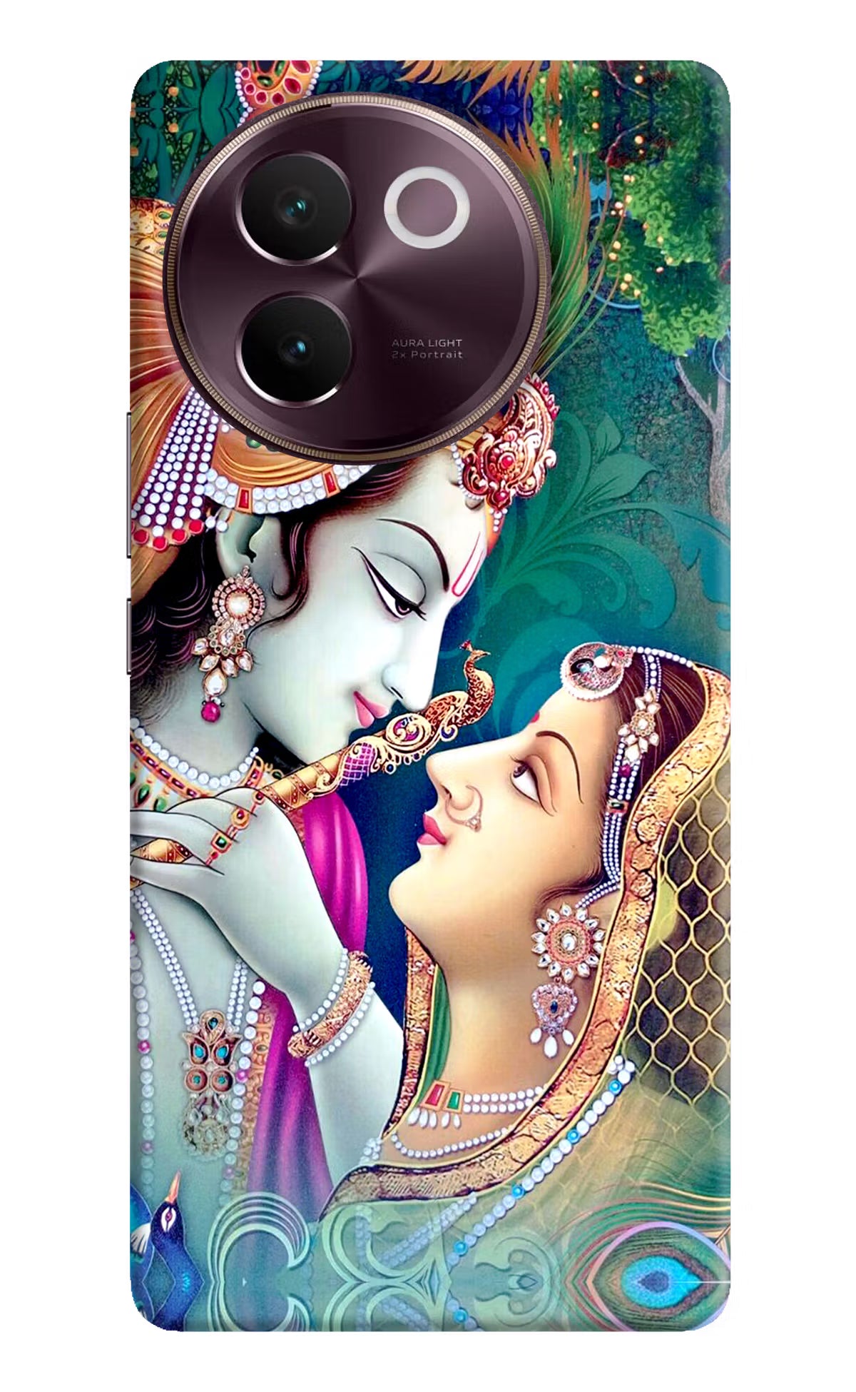 Lord Radha Krishna Vivo V30e Hard Case Back Cover by Casekaro