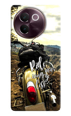 Ride More Worry Less Vivo V30e Hard Case Back Cover by Casekaro
