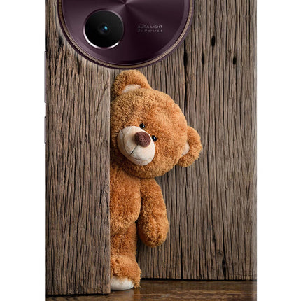 Teddy Wooden Vivo V30e Hard Case Back Cover by Casekaro