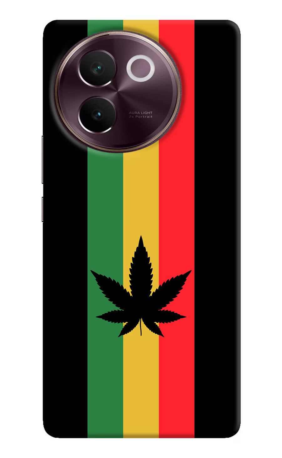 Weed Flag Vivo V30e Back Cover, Hard case