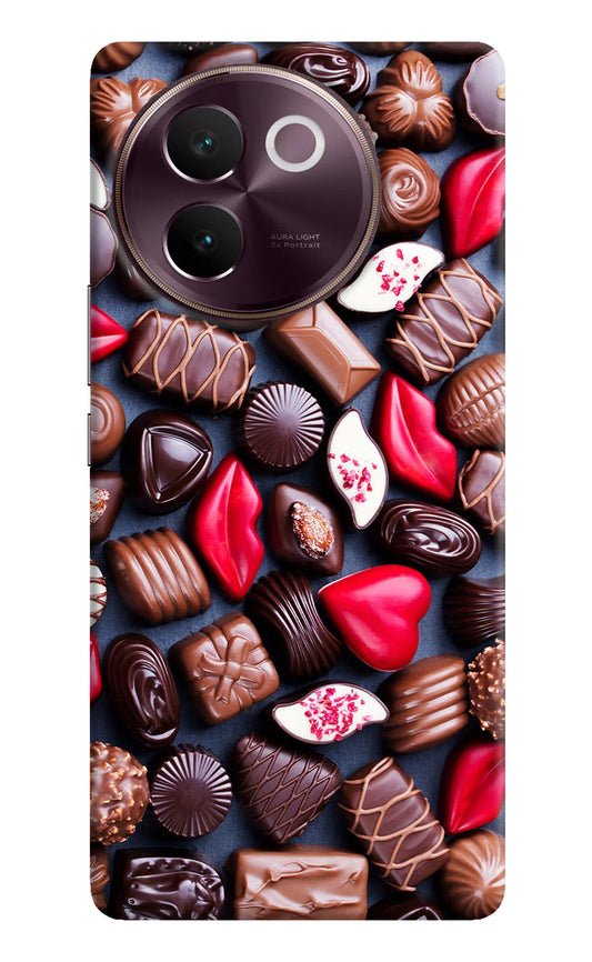 Chocolates Vivo V30e Hard Case Back Cover by Casekaro