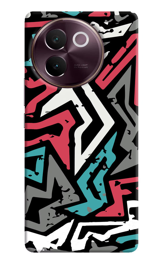 Geometric Graffiti Vivo V30e Hard Case Back Cover by Casekaro