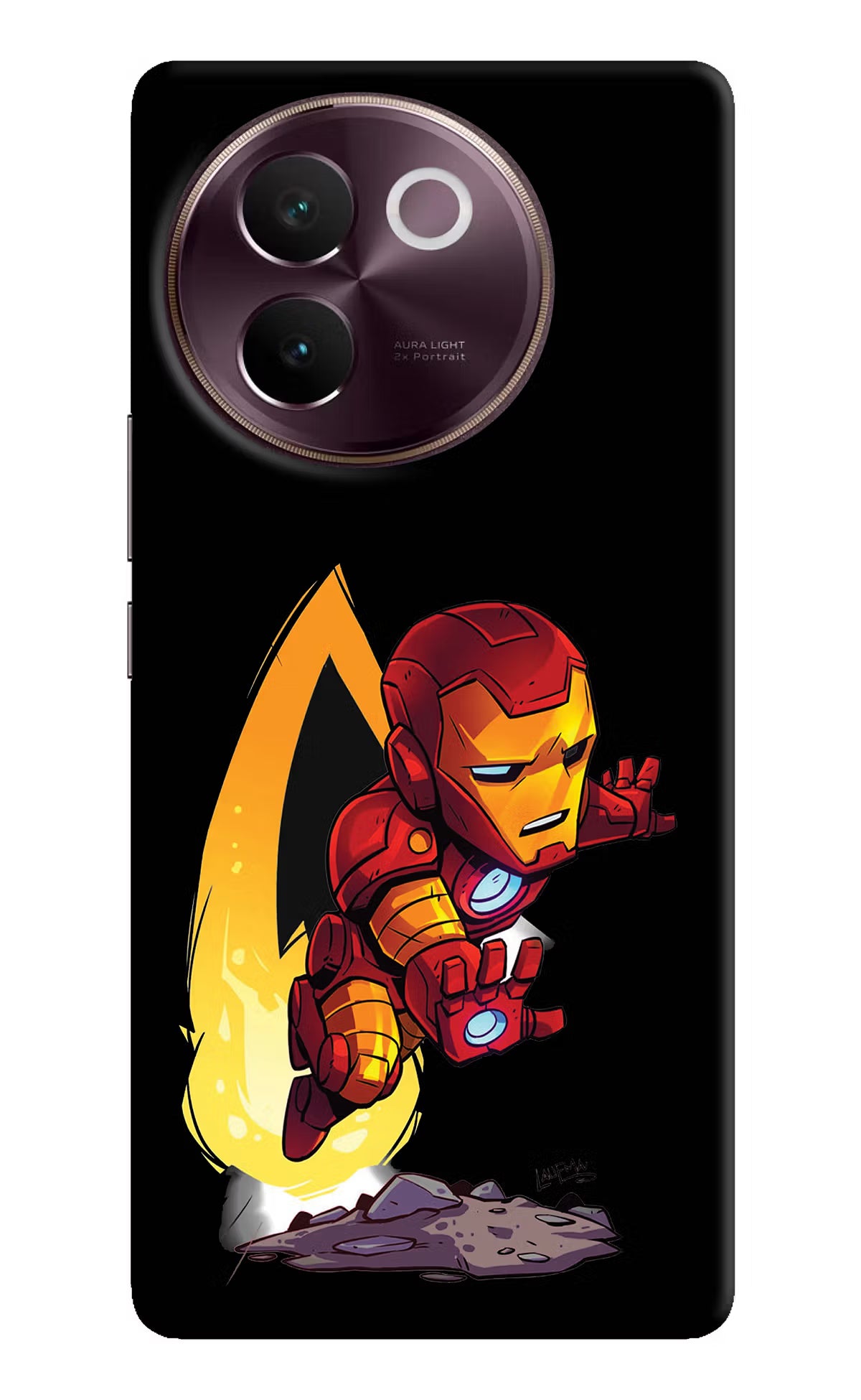 IronMan Vivo V30e Hard Case Back Cover by Casekaro