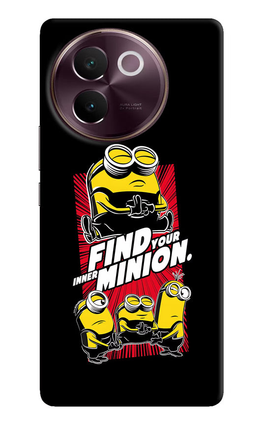 Find your inner Minion Vivo V30e Hard Case Back Cover by Casekaro