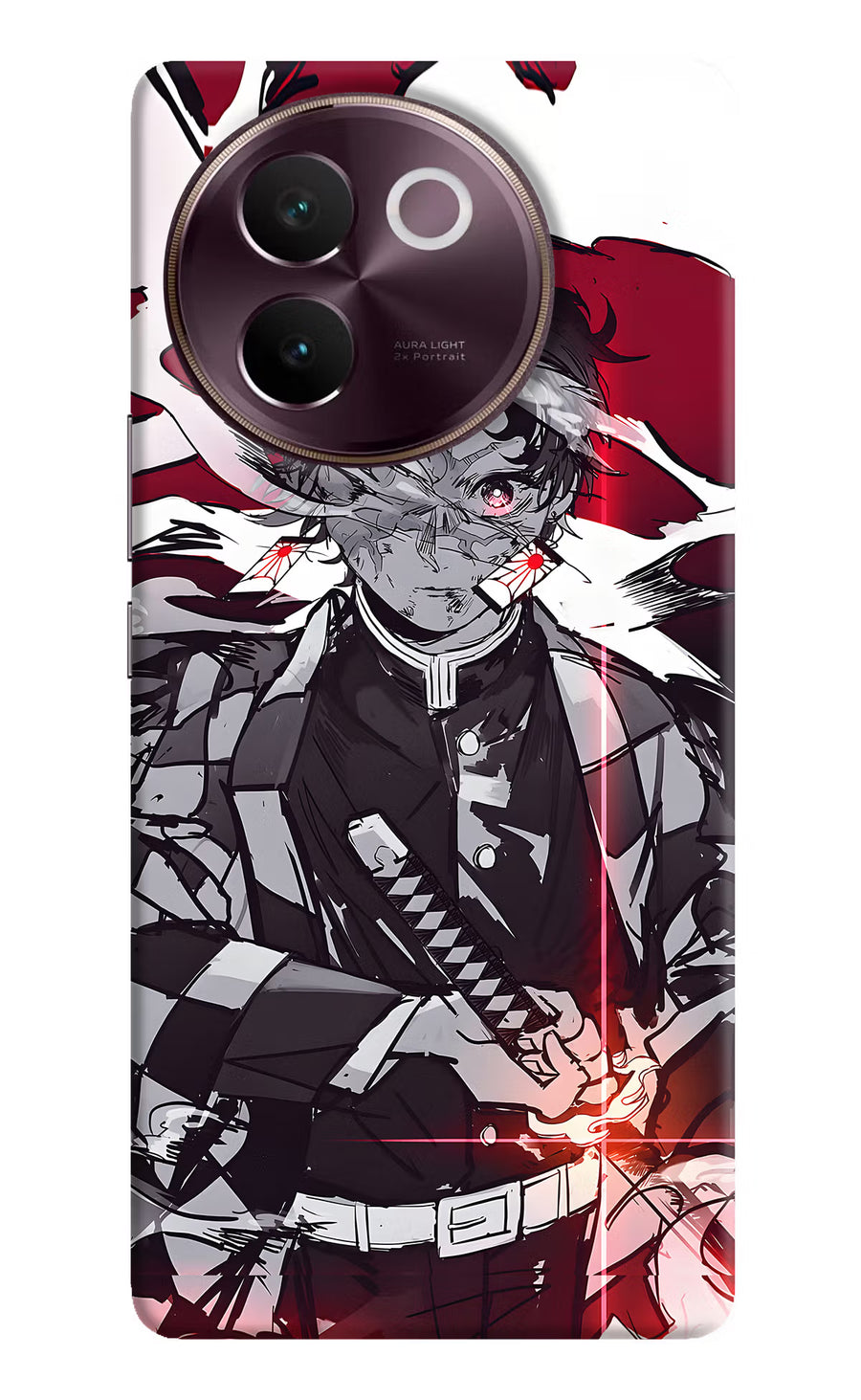 Demon Slayer Vivo V30e Back Cover, Hard case