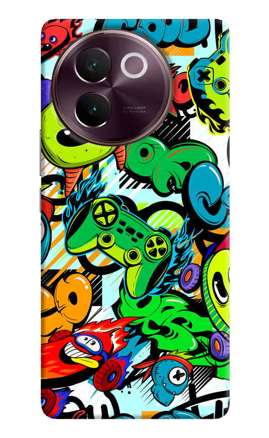 Game Doodle Vivo V30e Hard Case Back Cover by Casekaro