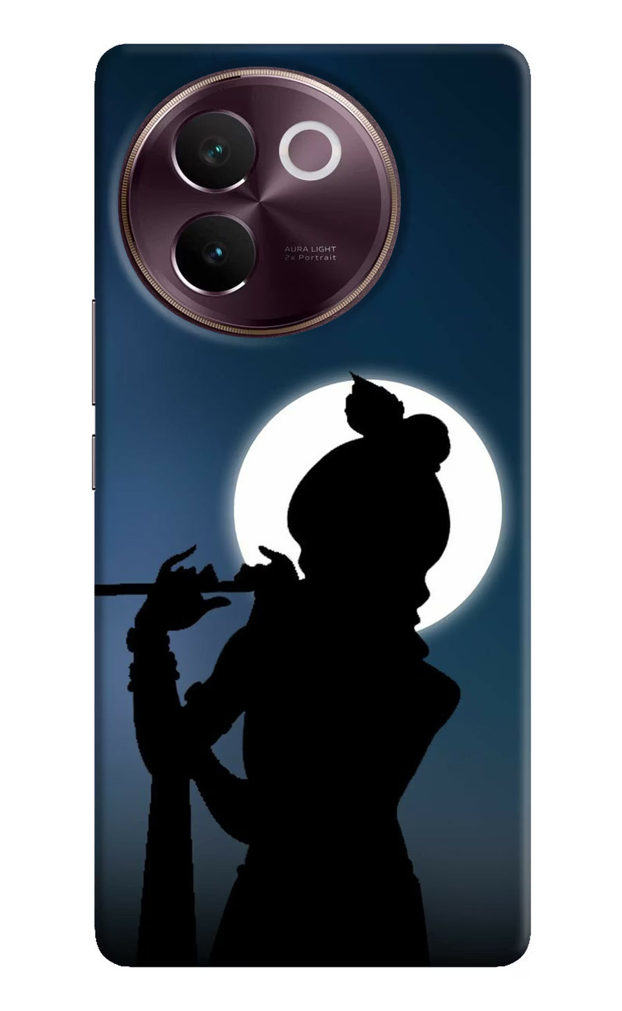 Shri Krishna Silhouette Vivo V30e Back Cover, Hard case