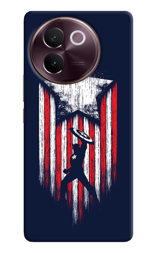 Captain America Marvel Art Vivo V30e Hard Case Back Cover by Casekaro