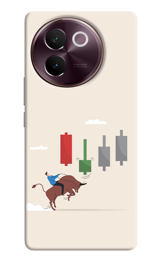 Bull Trading Momentum Vivo V30e Hard Case Back Cover by Casekaro