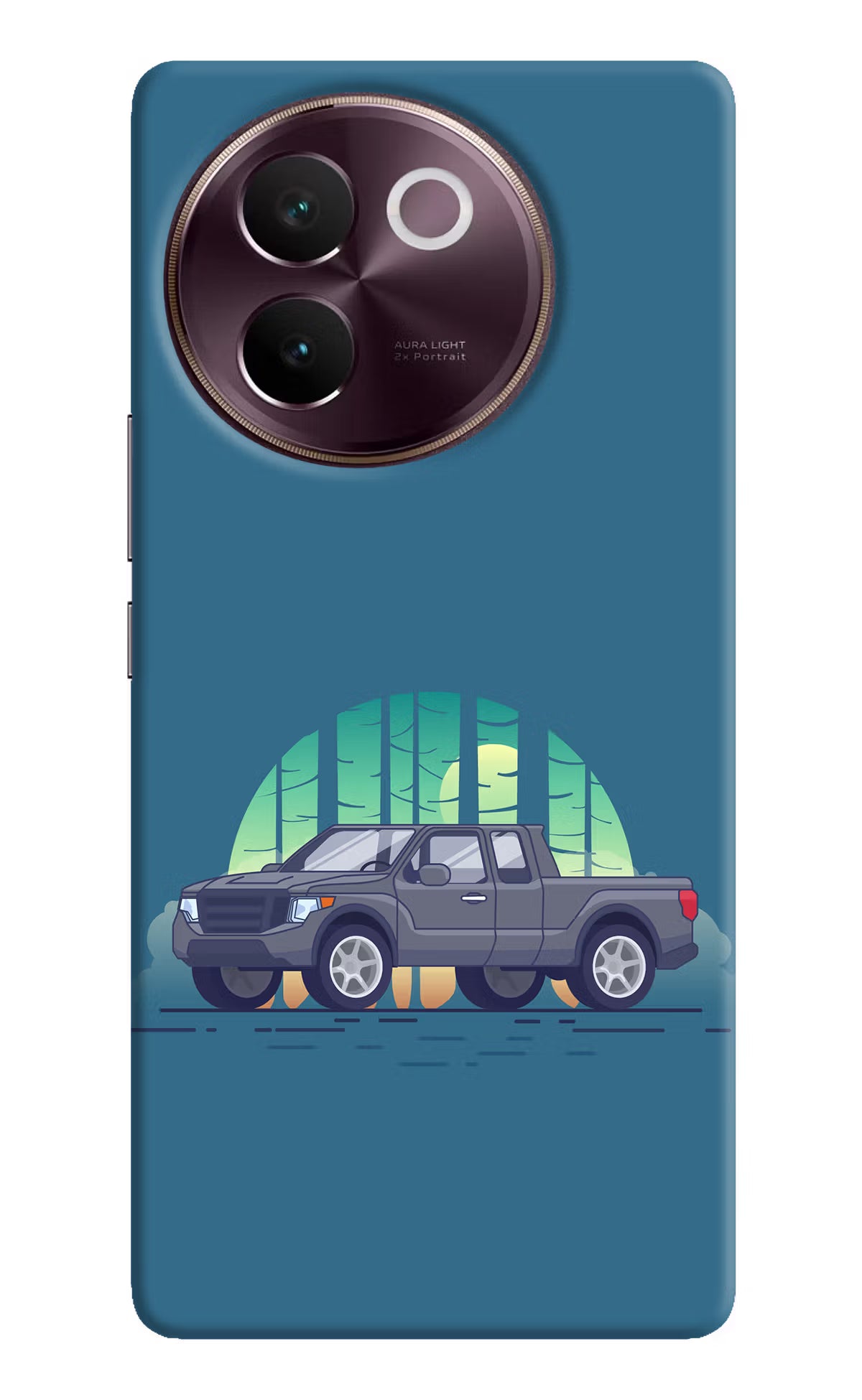 Retro Garage Vibe Vivo V30e Hard Case Back Cover by Casekaro