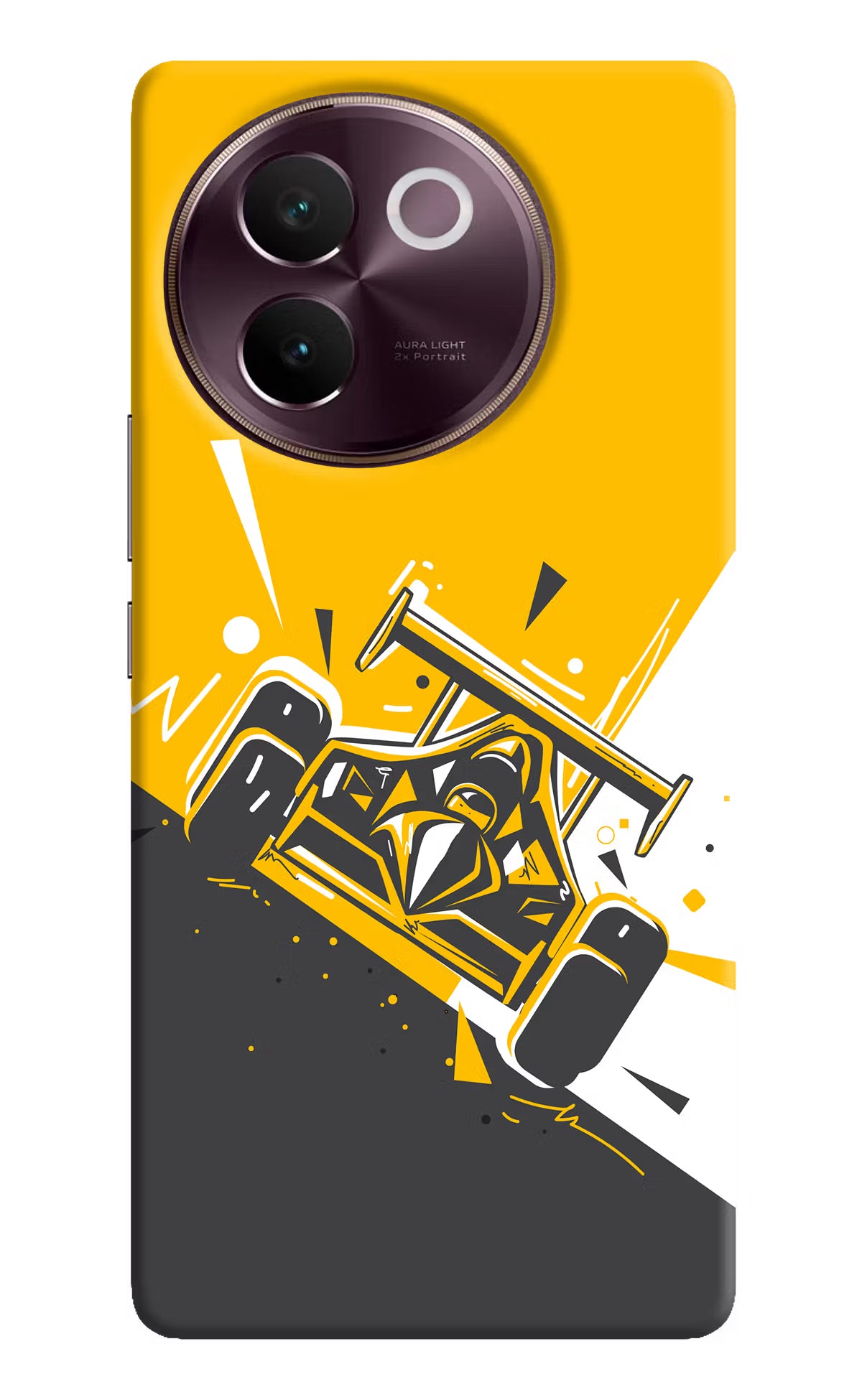 Track King Vivo V30e Hard Case Back Cover by Casekaro