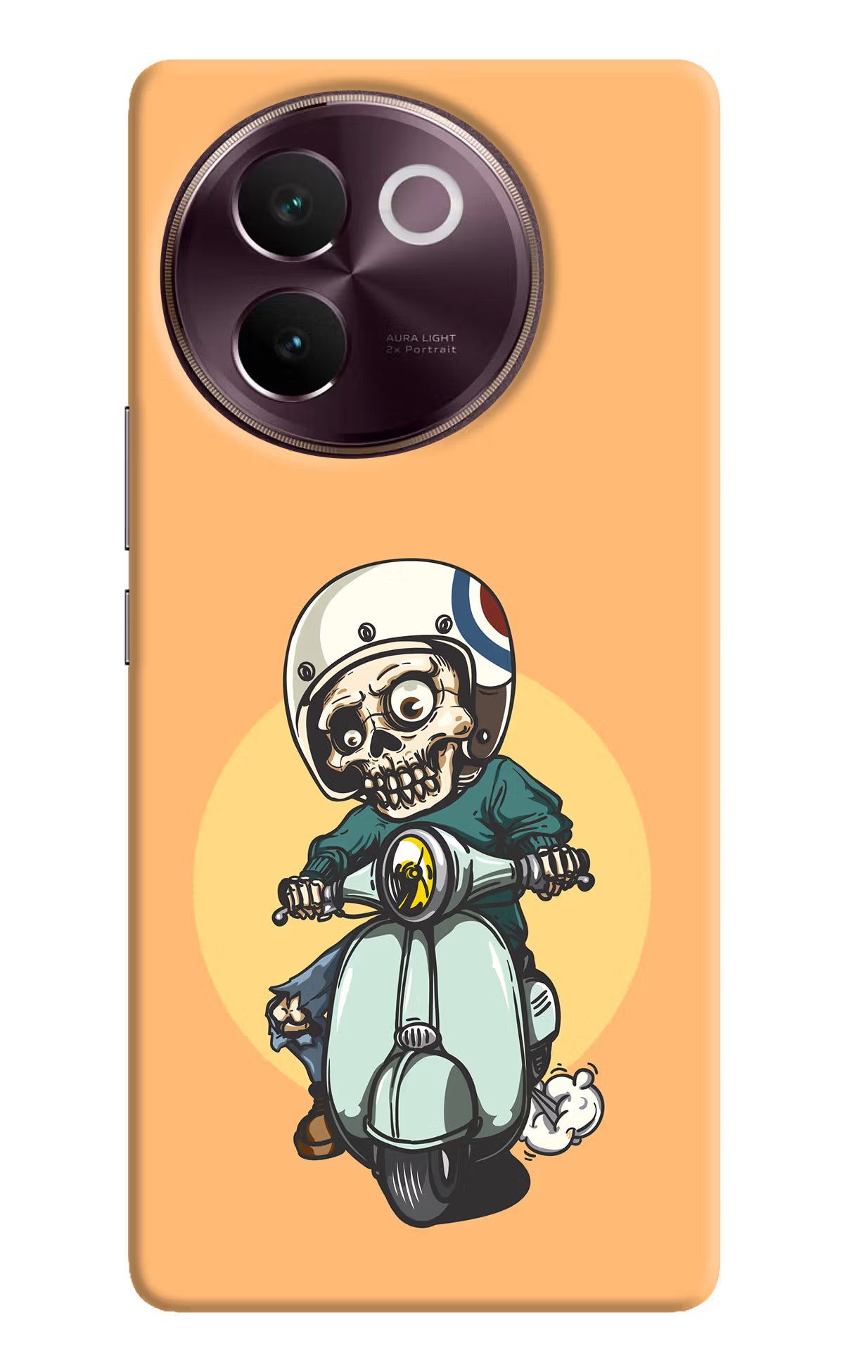 Undead Biker Vivo V30e Hard Case Back Cover by Casekaro