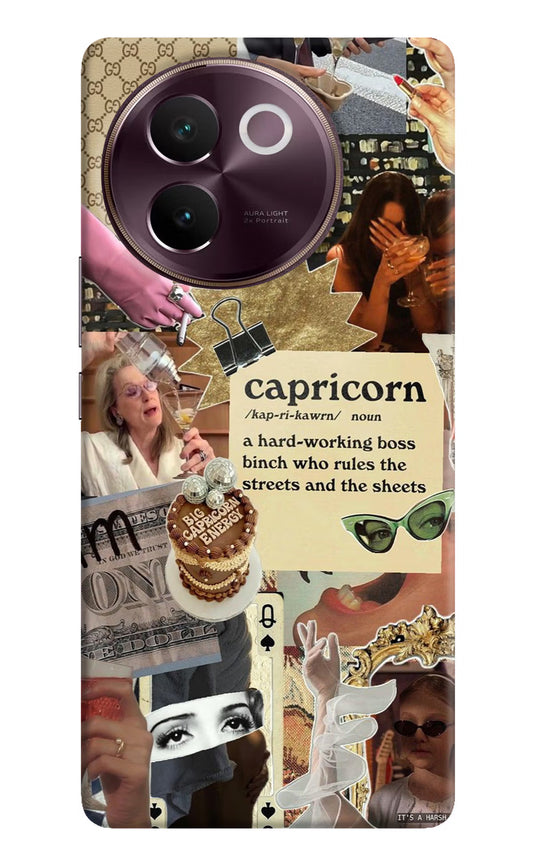 Capricorn Zodiac Vivo V30e Hard Case Back Cover by Casekaro