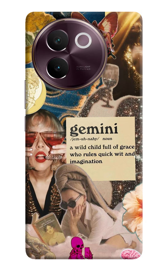 Gemini Zodiac Vivo V30e Hard Case Back Cover by Casekaro