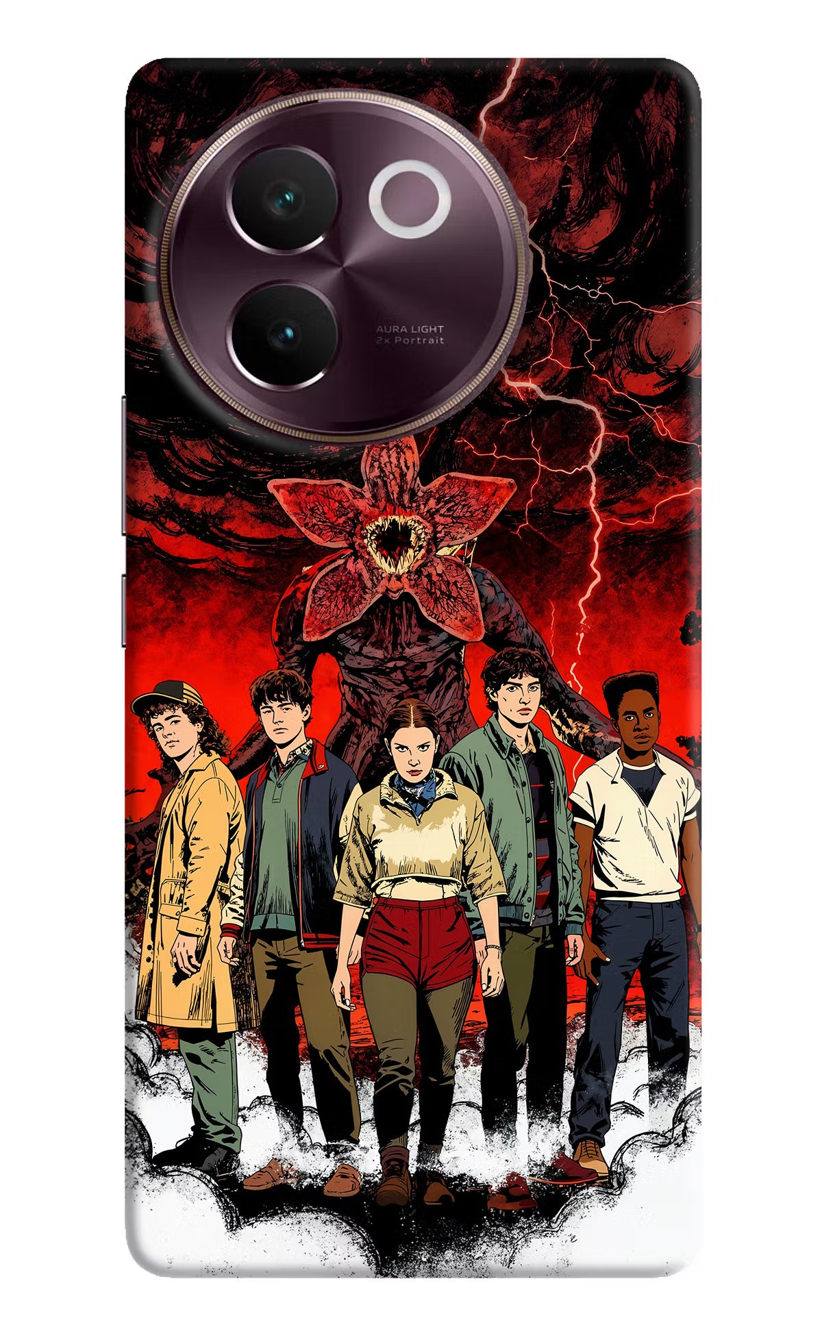 Ordinary Things Characters Vivo V30e Hard Case Back Cover by Casekaro