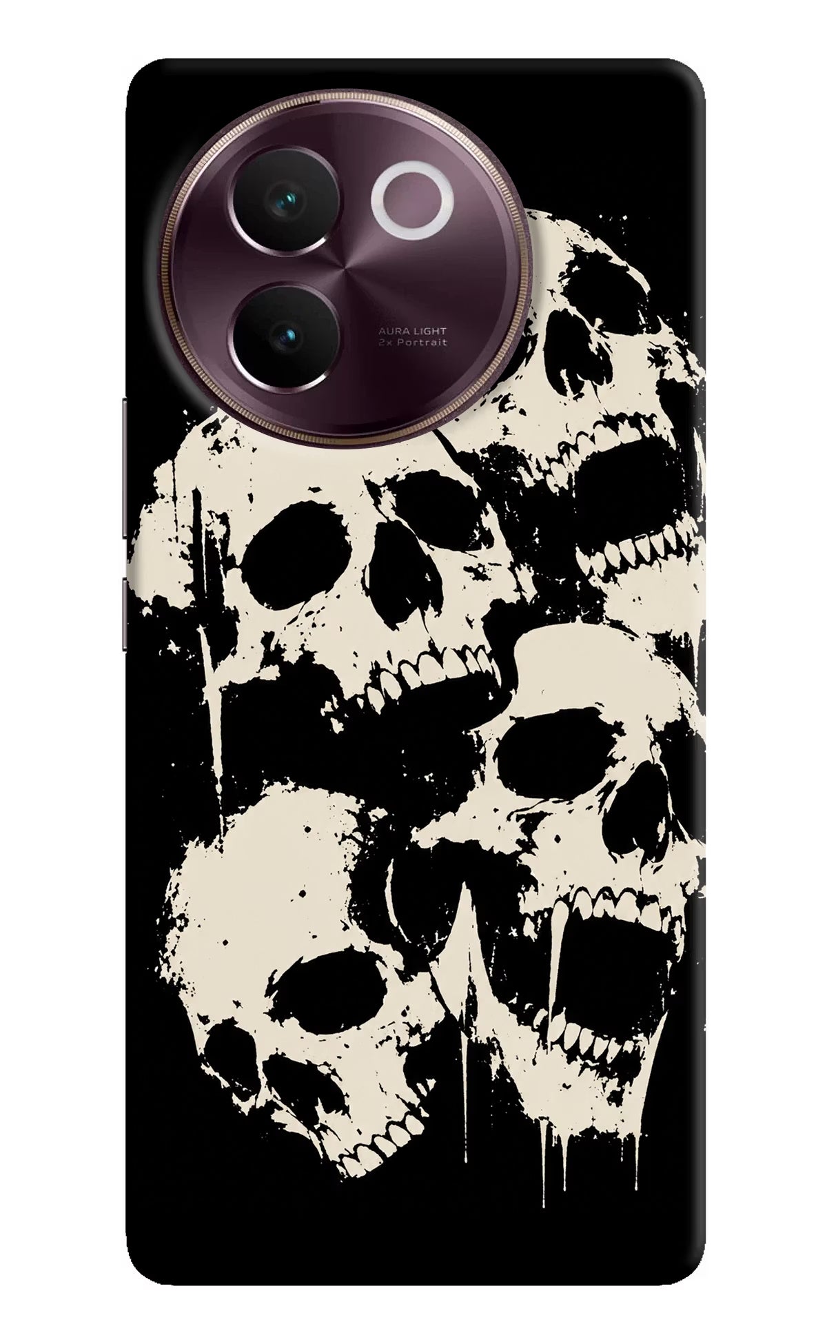 Dead Stack Vivo V30e Hard Case Back Cover by Casekaro
