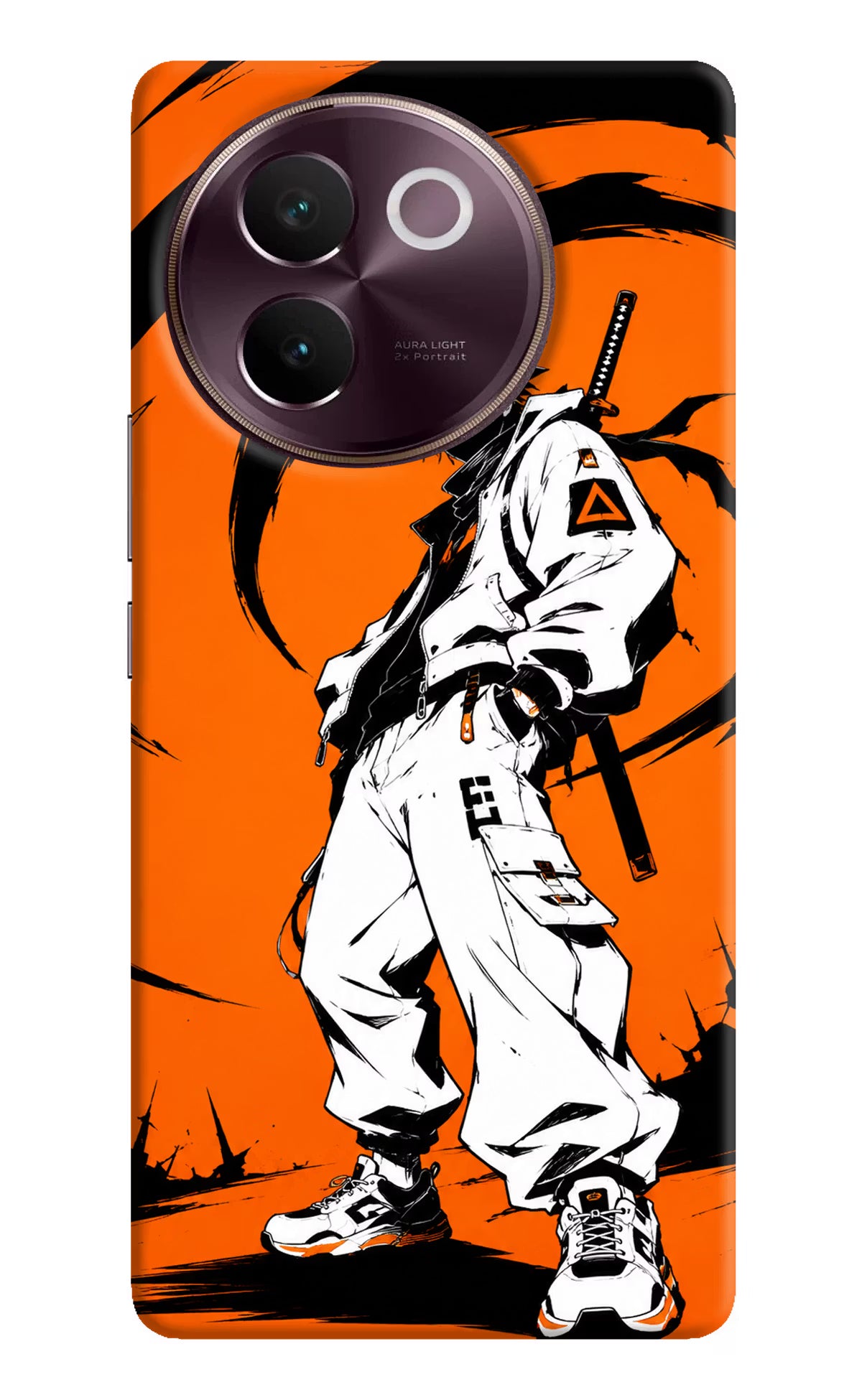 Street Samurai  Vivo V30e Hard Case Back Cover by Casekaro