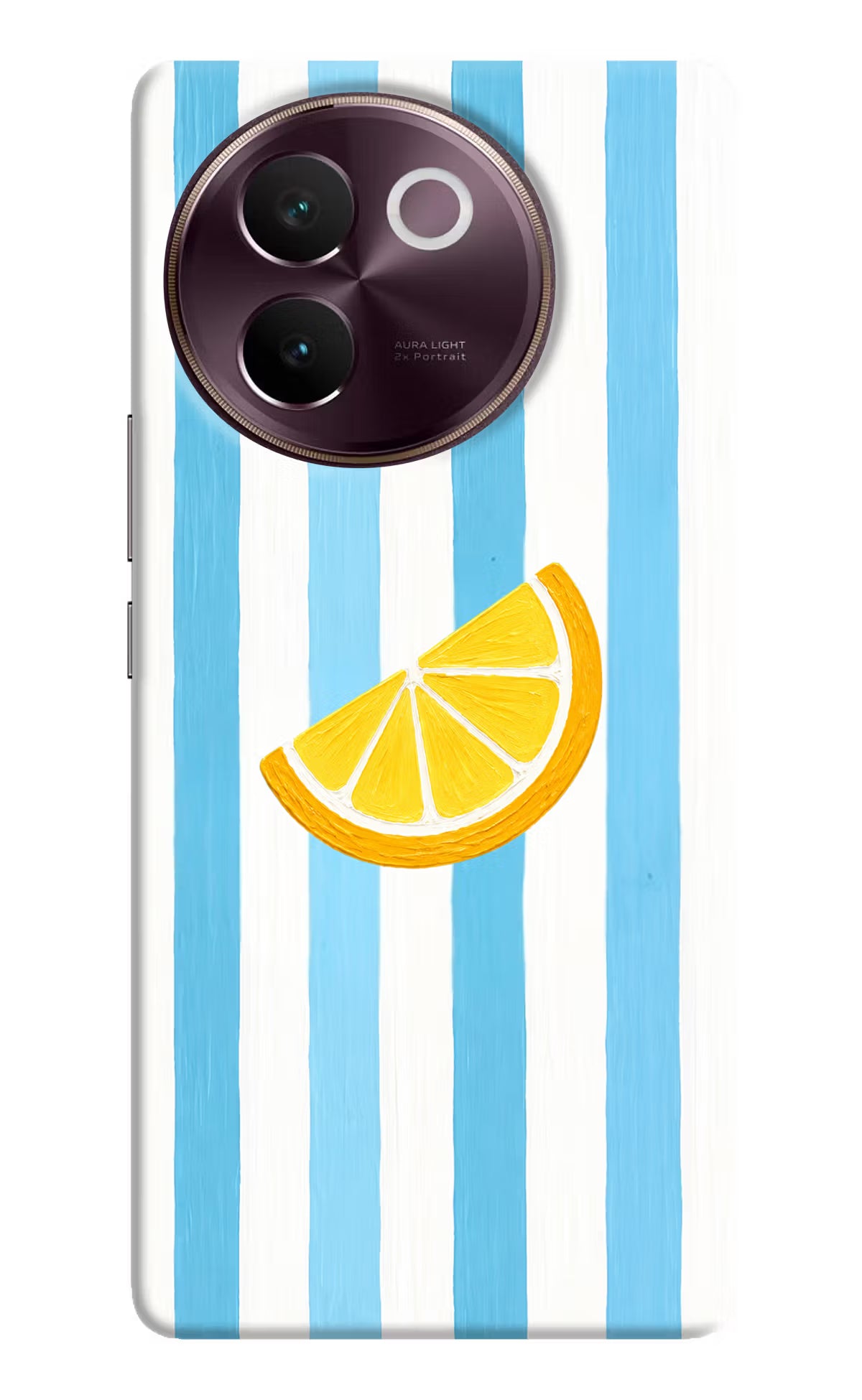Summer Lemon Vivo V30e Hard Case Back Cover by Casekaro