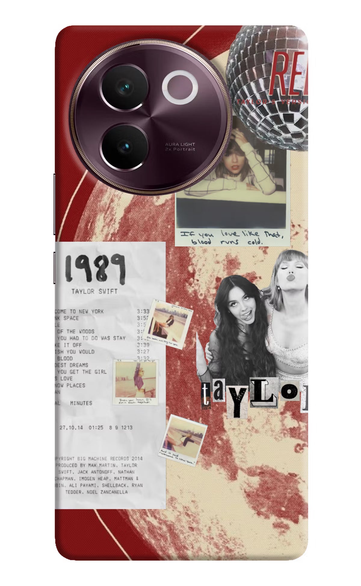 Taylor Swift Vivo V30e Back Cover