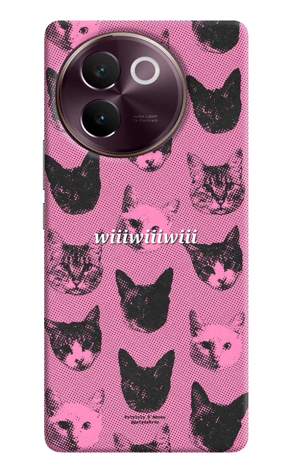 Pink Cats Vivo V30e Back Cover
