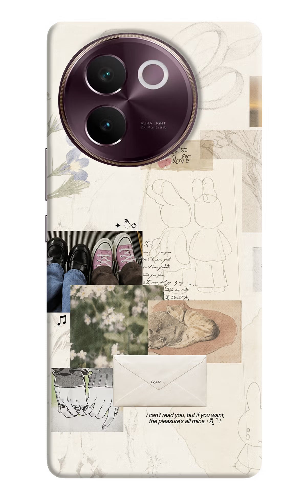 Soft Aesthetic Vivo V30e Back Cover