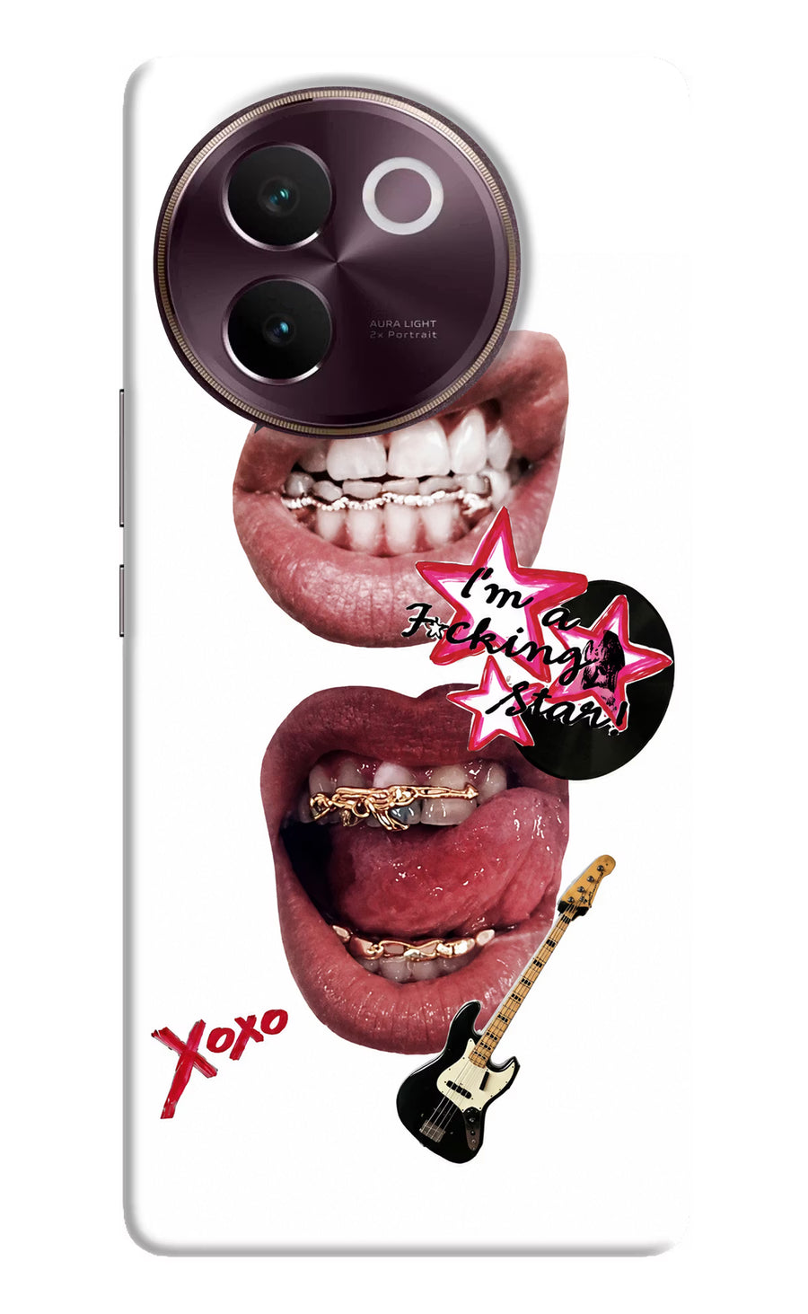 Rockstar Vivo V30e Back Cover, Hard case