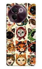 Cool Cat Vivo V30e Hard Case Back Cover by Casekaro