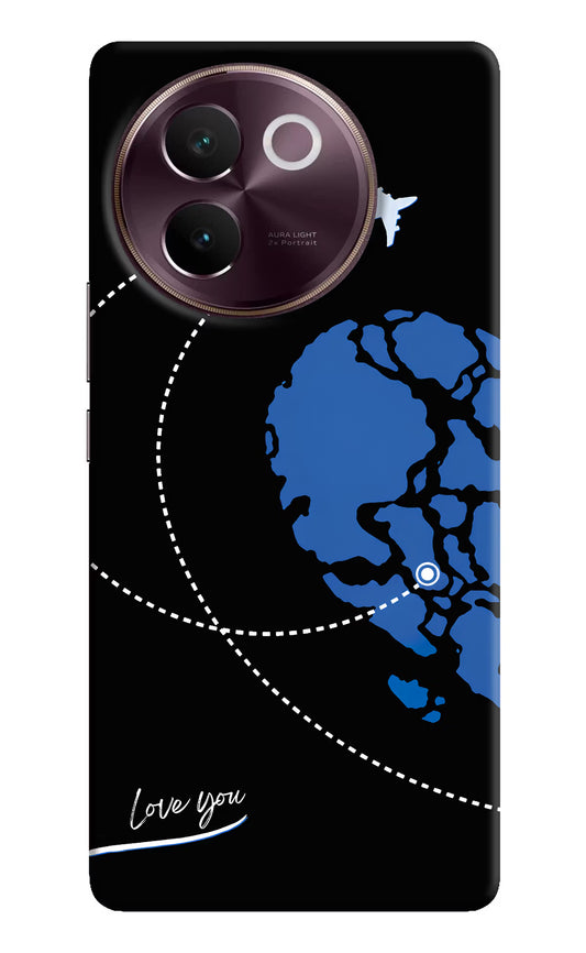 Love Orbit Vivo V30e Hard Case Back Cover by Casekaro