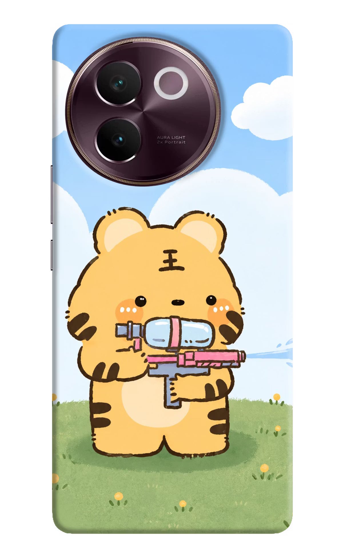 Tiger Treat Vivo V30e Back Cover