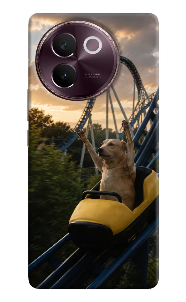 Rollercoaster Dog Vivo V30e Hard Case Back Cover by Casekaro