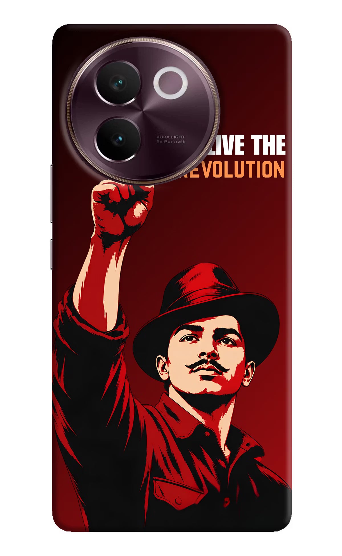 Bhagat Singh Revolution Vivo V30e Back Cover