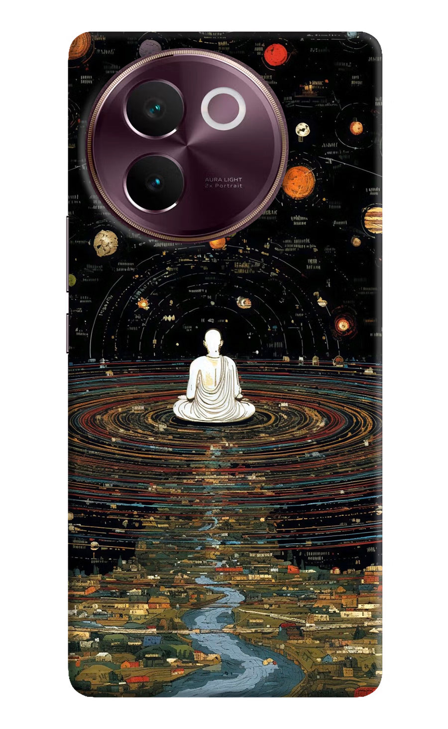 Space Monk Vivo V30e Back Cover, Hard case