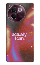 Pink Aura Vivo V30e Back Cover