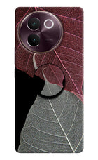 Leaf Pattern Vivo V30e Pop Case by Casekaro