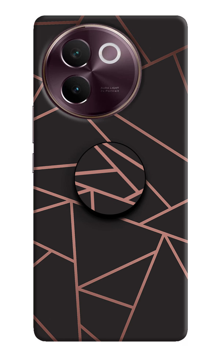 Geometric Pattern Vivo V30e Pop Case, Hard case