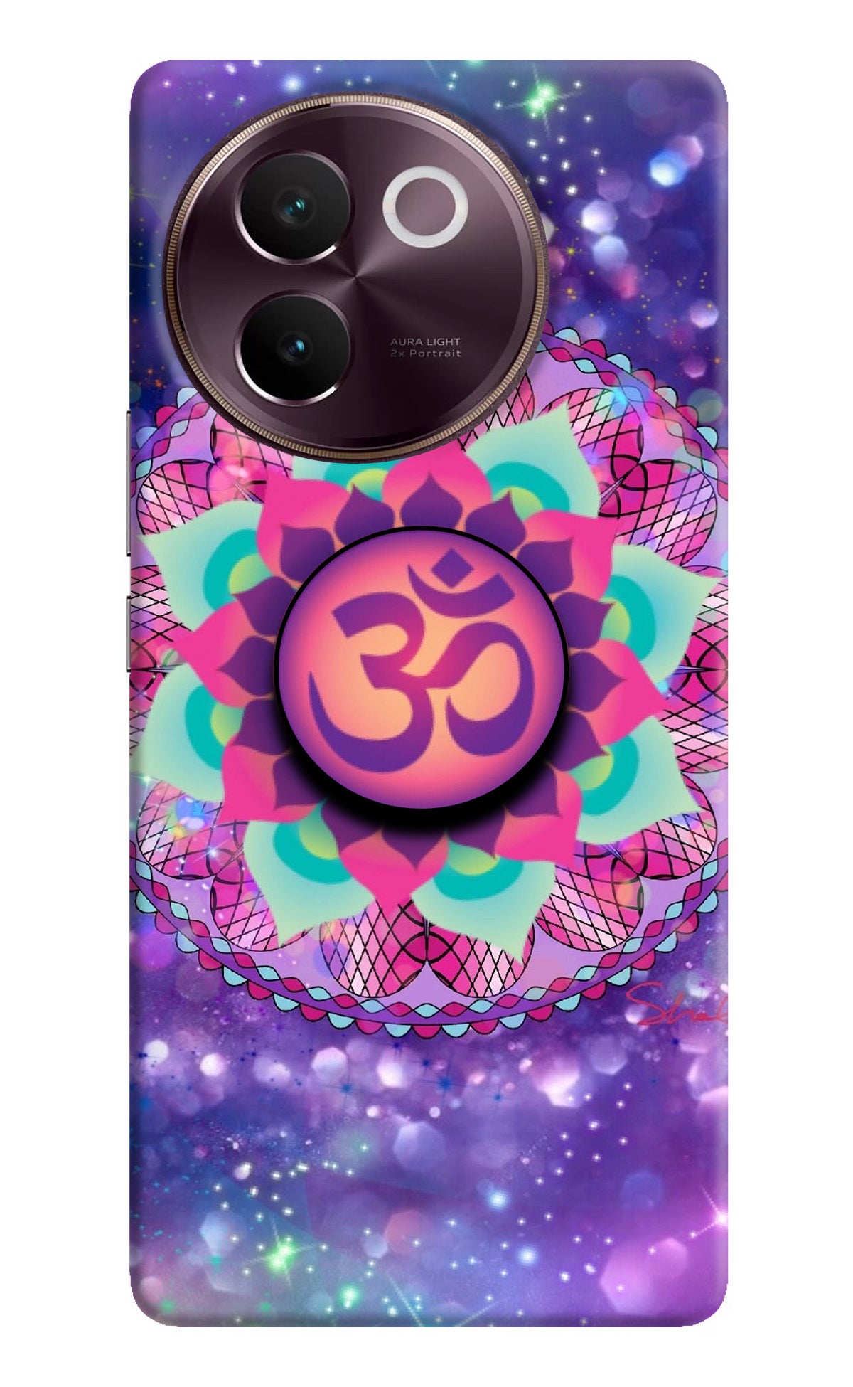 Om Purple Vivo V30e Pop Case