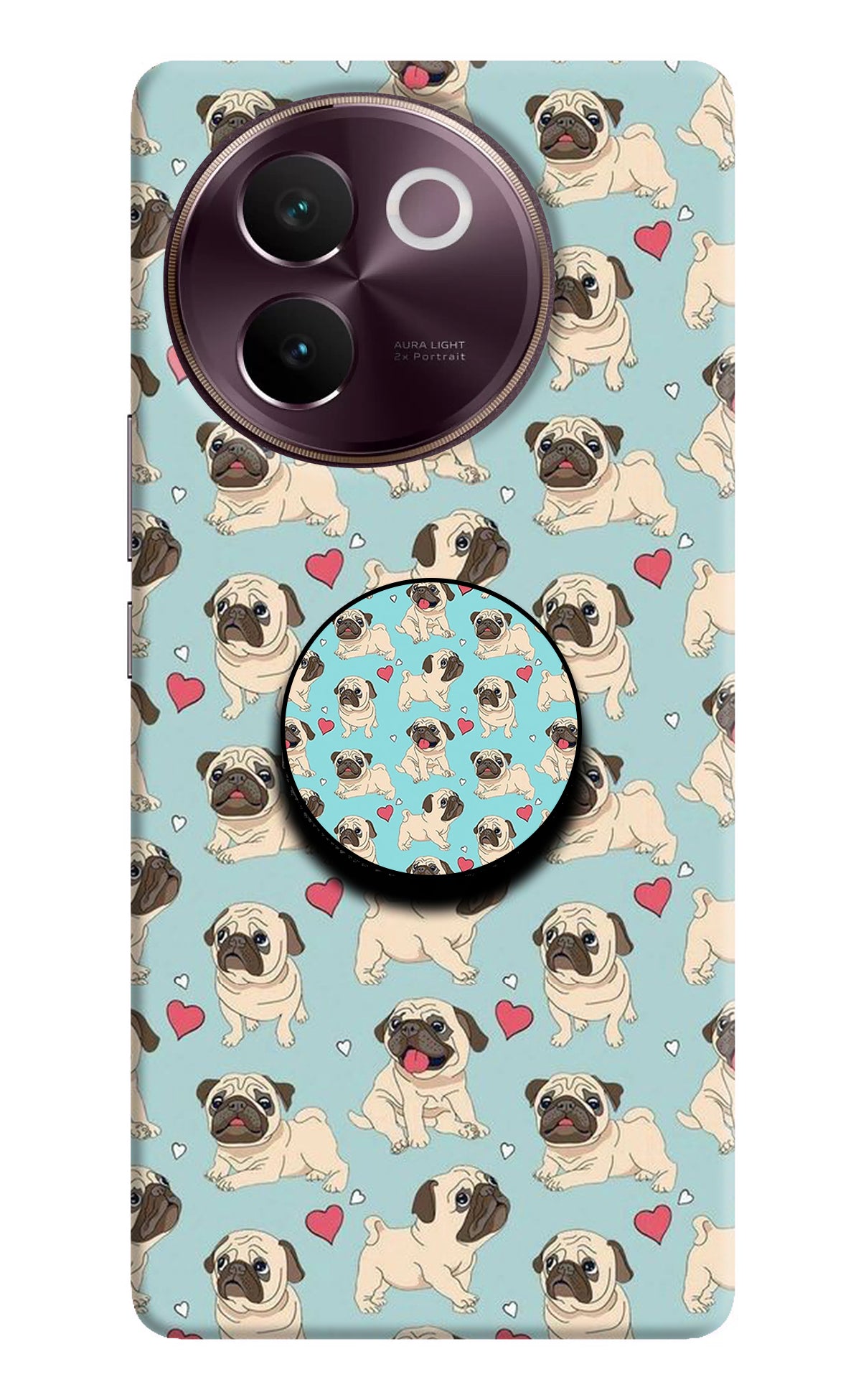 Pug Dog Vivo V30e Pop Case