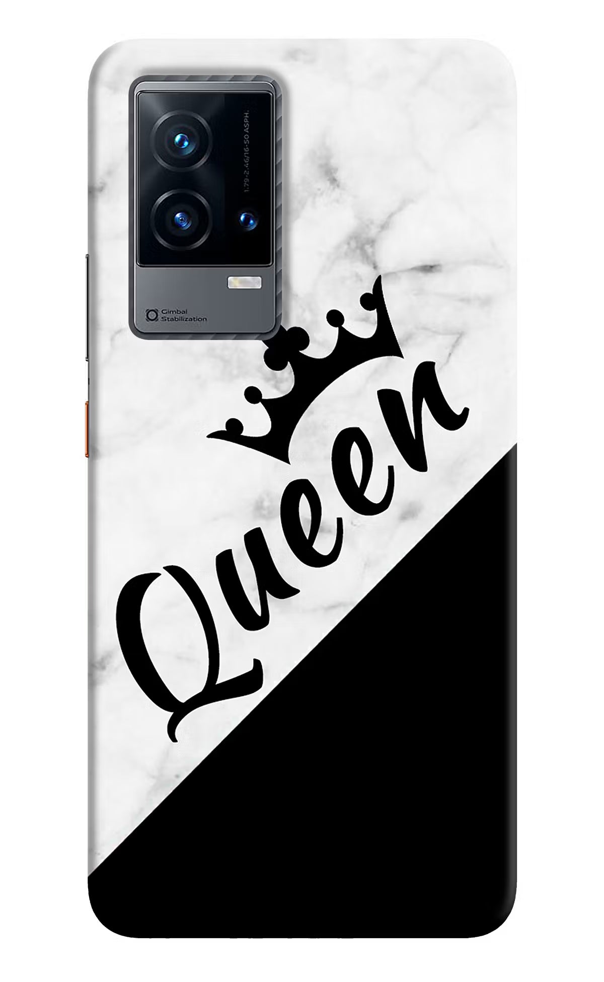 Queen iQOO 9 5G Hard Case Back Cover by Casekaro