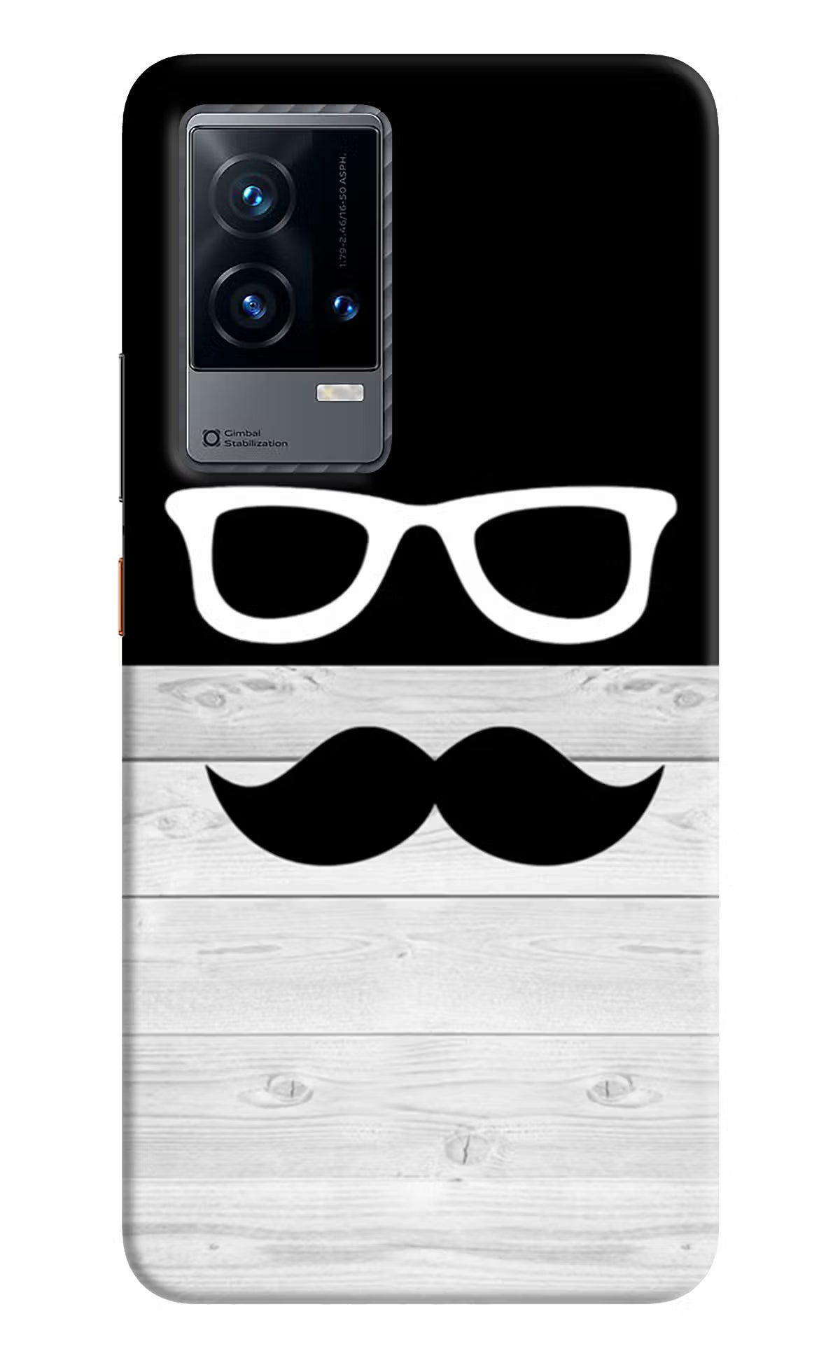 Mustache iQOO 9 5G Hard Case Back Cover by Casekaro