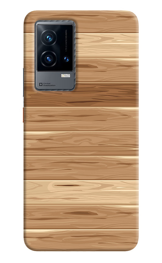 Wooden Vector iQOO 9 5G Back Cover