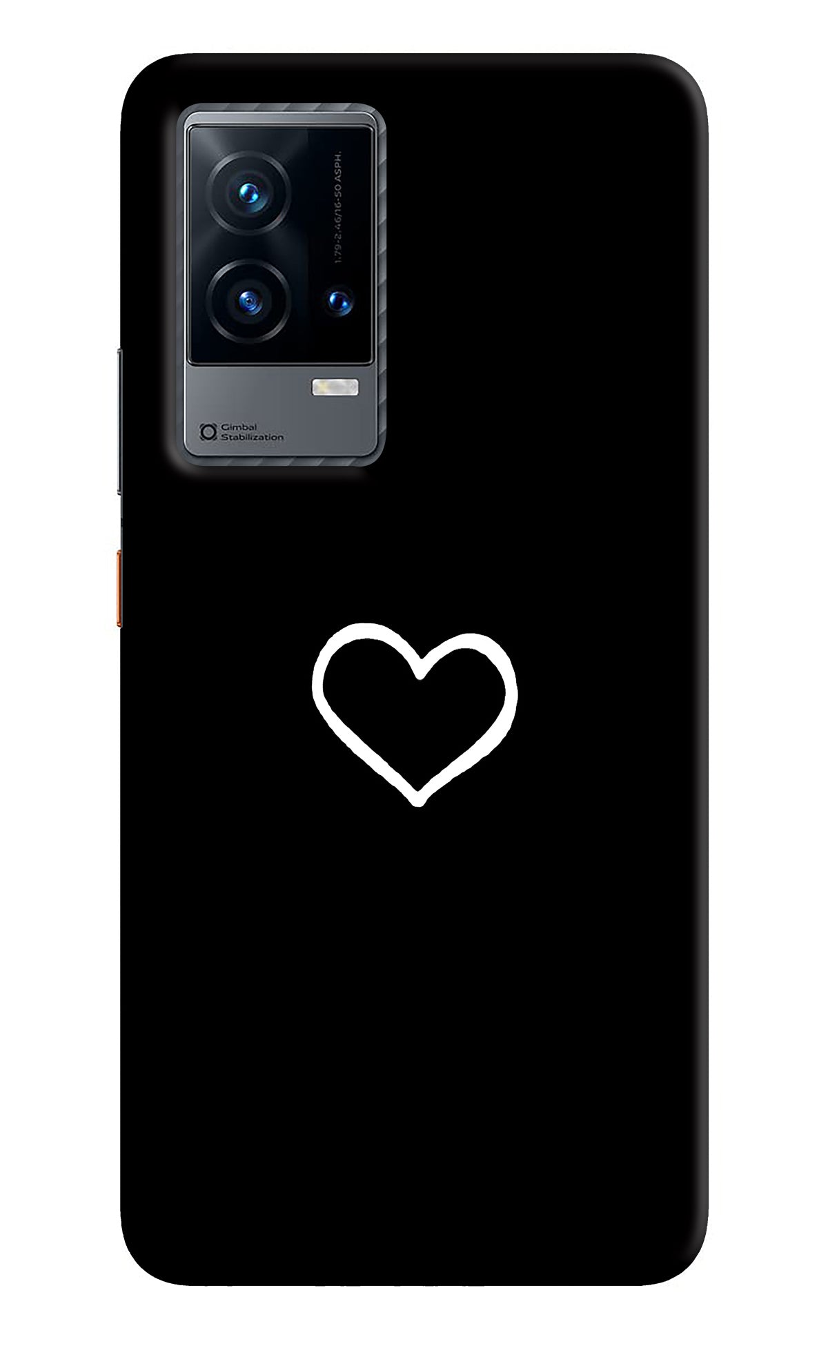 Heart iQOO 9 5G Back Cover