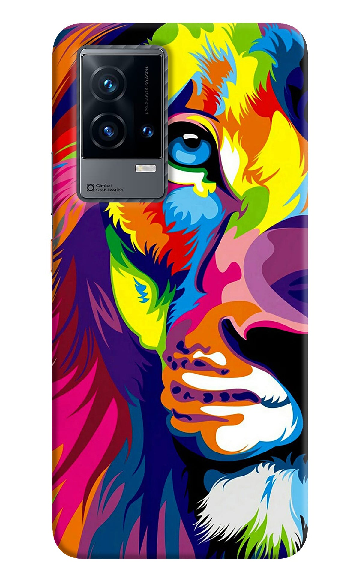 Lion Half Face iQOO 9 5G Back Cover