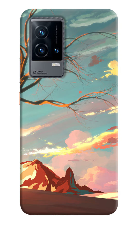 Scenery iQOO 9 5G Hard Case Back Cover by Casekaro