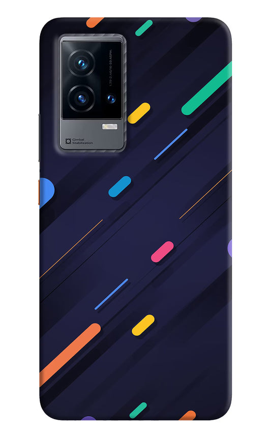 Abstract Design iQOO 9 5G Hard Case Back Cover by Casekaro