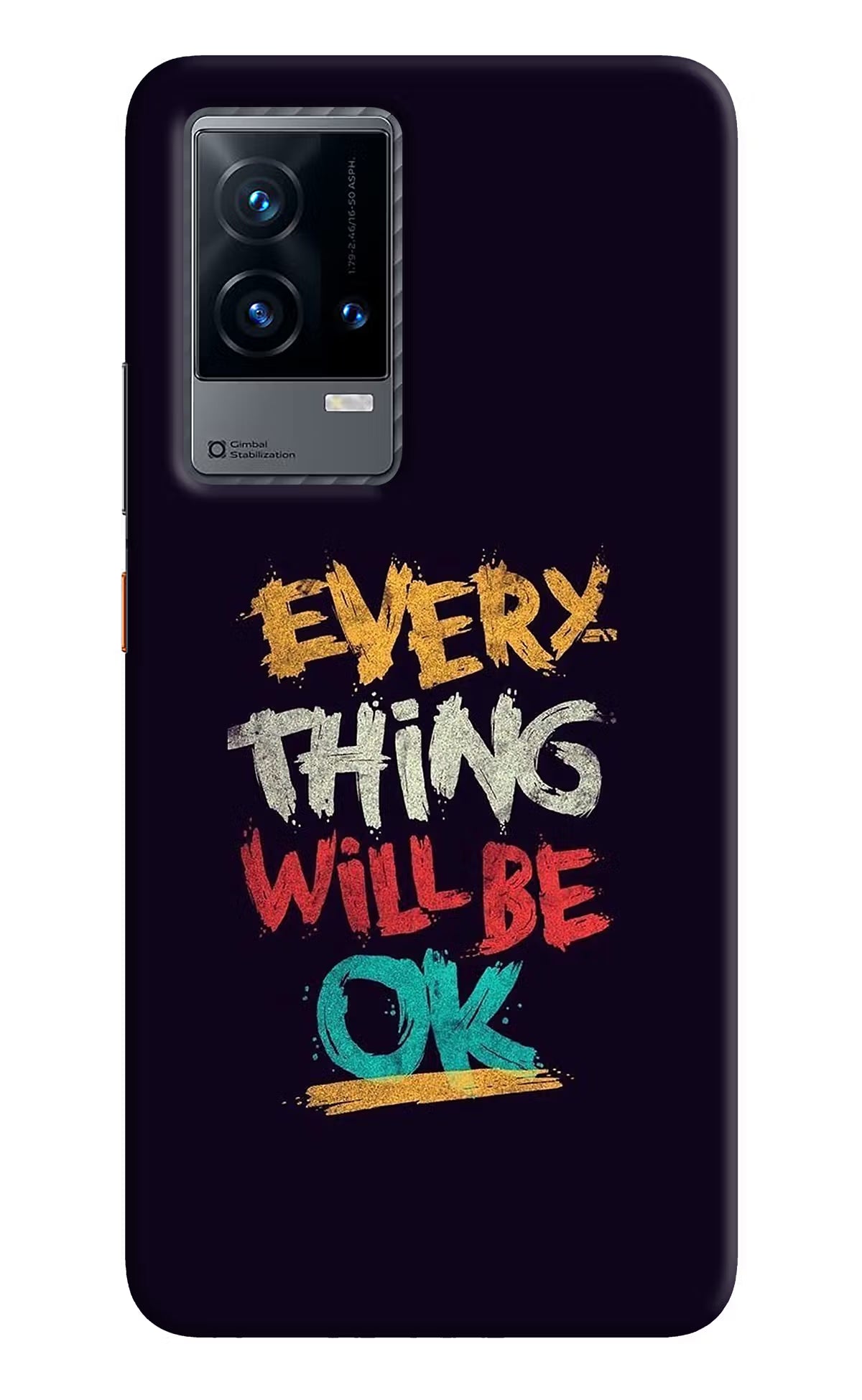 Everything Will Be Ok iQOO 9 5G Hard Case Back Cover by Casekaro