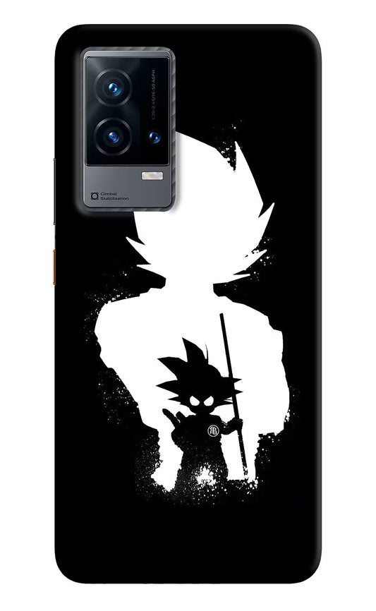 Goku Shadow iQOO 9 5G Hard Case Back Cover by Casekaro
