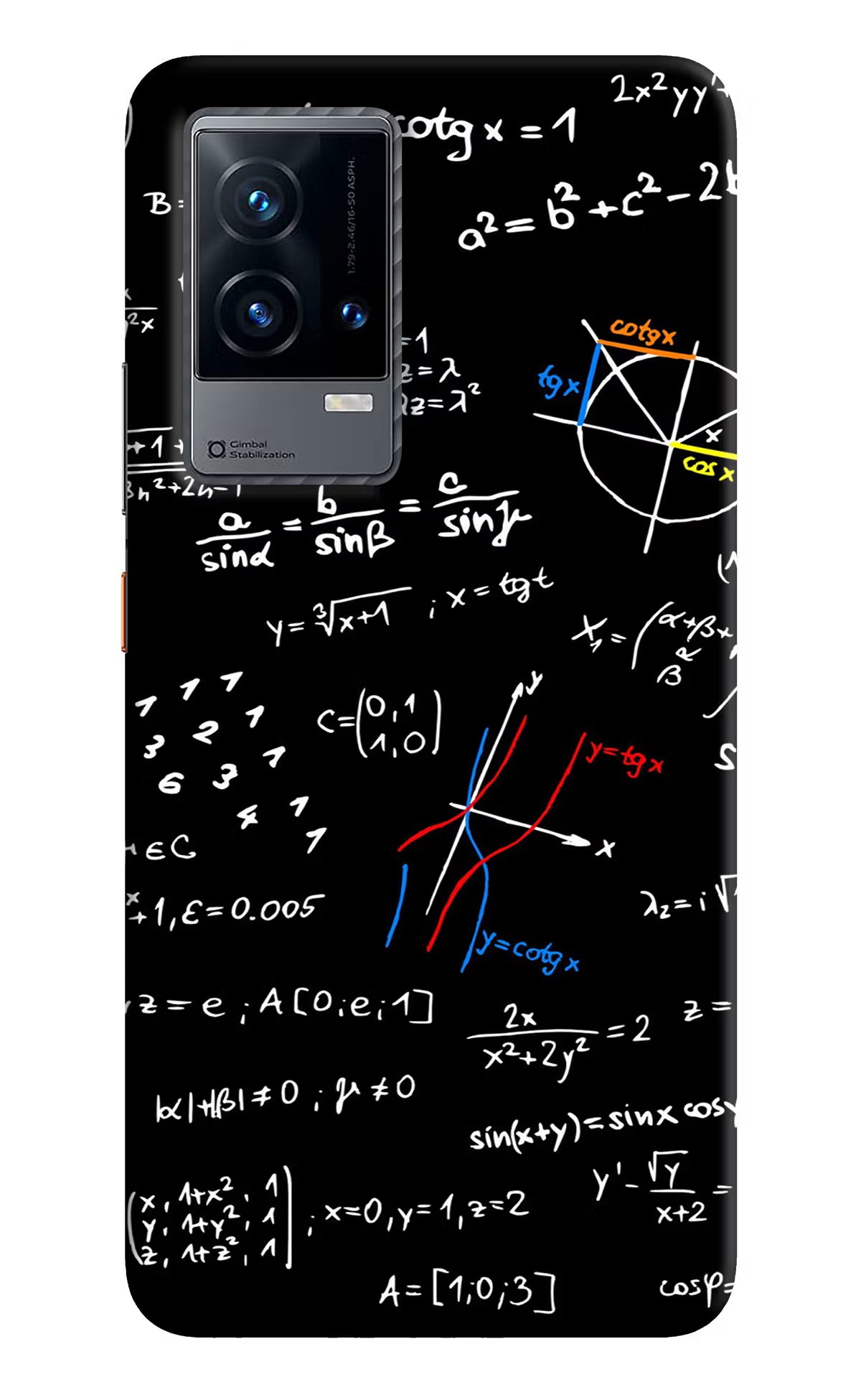 Mathematics Formula iQOO 9 5G Hard Case Back Cover by Casekaro
