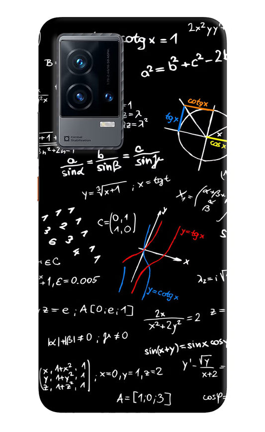 Mathematics Formula iQOO 9 5G Hard Case Back Cover by Casekaro