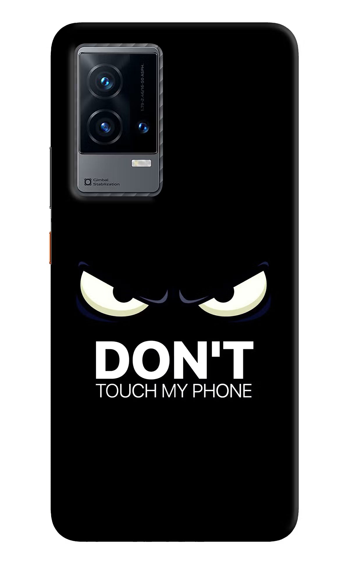 Don'T Touch My Phone iQOO 9 5G Hard Case Back Cover by Casekaro